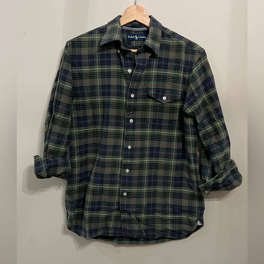 Ralph Lauren flannel, gently used, size S